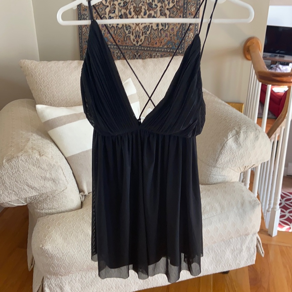 Black Revolve adjustable mini dress
